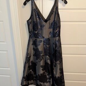 White House Black Market Elegant Floral Dress